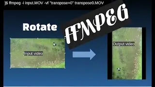 using ffmpeg to rotate or flip your video
