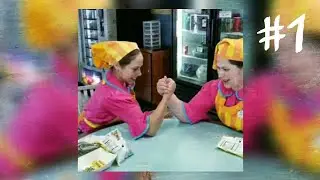 Arm wrestling skinny woman vs big woman (1)