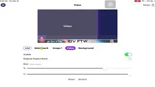 How to add overlay on streamchamp