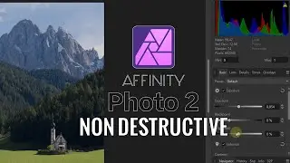 Non destructive fotobewerking in Affinity Photo 2 ook in de Develop Persona