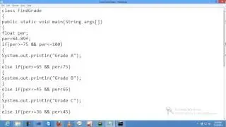 How to use Nested IF condition in Core Java