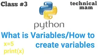 What is variables in python programming language || how to create variables in python in hindi lang.