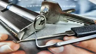 [228] Как вскрывают самые простые замки с цилиндровым механизмом