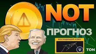 NOTCOIN КОГДА ПОКУПАТЬ? ПРОГНОЗ TON - СКОРО УПАДЁТ? ТРАМП ИЛИ БАЙДЕН? $NOT АНАЛИЗ - СЖИГАНИЕ МОНЕТ.