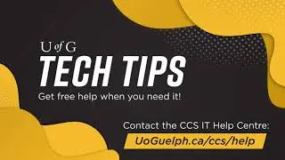 How to Fix the WebAdvisor Cookie Error - U of G Tech Tips