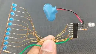 Super LED Chaser Circuit with RGB Light Effect using CD4017