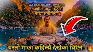 कर्णाली नदीमा यति ठूलो माछा समातिनु साँच्चै अचम्मकै कुरा होनेपालकै सबैभन्दा ठूला नदीमध्ये एक कर्णाली