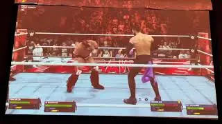 WWE 2k24 tag team match judgement day VS LWO