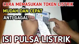 cara memasukan token listrik - isi token pulsa listrik