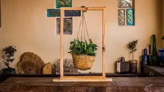 ▶️ Cómo Hacer Macetero con Materiales Recicladas 💡 DIY Wooden Planter