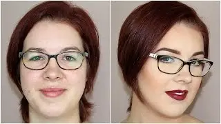 Full Glam Makeup For Glasses Client Tutorial ♡ Hooded Eyes ♡ MakeUpMeJordyn