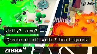 Creating lava, jelly and more in Unity 3D. Next-level fluid simulation with Zibra Liquids.