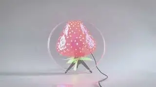 25cm desktop3D hologram fan use for shop restaurant