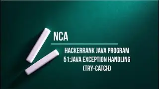 51 Java Exception Handling Try catch || Hackerrank java solutions