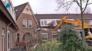 Sloop Bloemwijk in Alkmaar begonnen (10 december 2021)