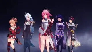 Dance Genshin Impact MMD - Gentleman  Psy 