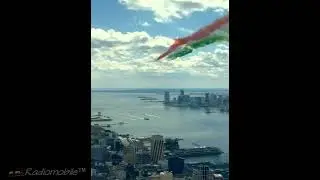 Dopo 32 anni, le Frecce Tricolori sorvolano New York ...