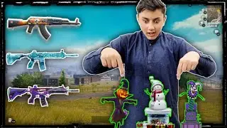 AKM HELLFIRE vs M416 GLACIER vs M416 FOOL CRATE MAKING CHALLENGE | PUBG MOBILE