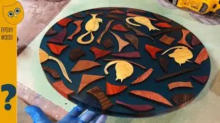What Can you do with Wood Offcuts? Great Deep Epoxy Resin Project! 🐈🐈