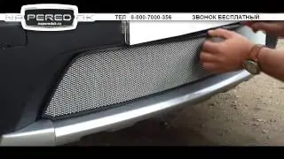 Защита радиатора на Renault Sandero Stepway Рено Сандеро Степвей 2010-2014 NAPEREDOK