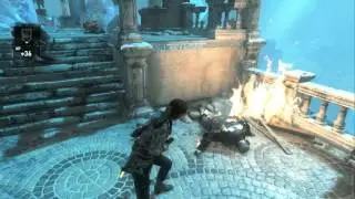 Bouncy Fire (Funny!) - Rise of the Tomb Raider Glitch/Bug
