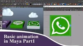 Khmer Learn Autodesk Maya , Basic animation in Maya Part1