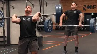 HITTING A HANG CLEAN PR WITH JASON KHALIPA