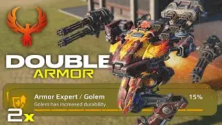 Golem Now Gets DOUBLE Armor Expert Skills - HUGE Upgrade - Rarest Bot | War Robots