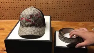 Gucci Snake print GG Supreme Belt And Baseball Hat Review