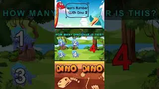 DINO DINO | Learn Number With Dino 2 | 
