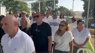 טקס לזכר השוטרים שנפלו במלחמת חרבות ברזל -גימלאי מועדון מלמ
