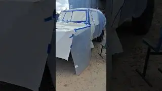 Toyota FJ Cruiser. Отпескоструили  рамку лобового стекла. Что внутри...