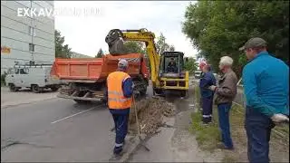 ПРИВЫКАЮ К ЕВРОУПРАВЛЕНИЮ,РАБОТАЮ НА ЭКСКАВАТОРЕ ПОГРУЗЧИКЕ HEW HOLLAND