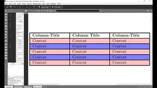 LaTex Basics - Its Easy to Fill Color - Table(Part 7) - Tutorial #10