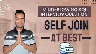 Brilliant SQL Interview Question | Solve it without using CTE, Sub Query, Window functions