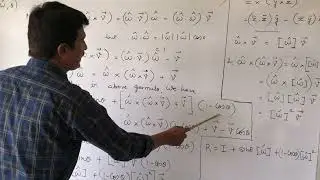 Derivation of rotation matrix of a vector around random unit vector in the same frame