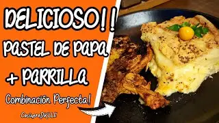 El Mejor POLLO A LA PARRILLA (jugoso) ➕  PASTEL de PAPA😱❗ (La Mejor Receta Paso a Paso) ✅