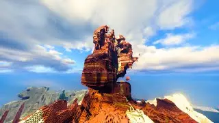 Minecraft Distant Horizons In Amplified Worlds is Beautiful