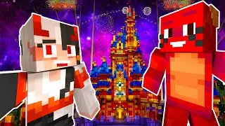Visiting Disney in Minecraft!!