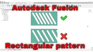 Fusion - Rectangular Pattern with Driven Dimensions (No Math needed!)