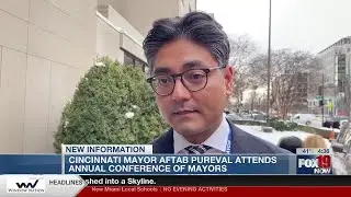 Cincinnati Mayor Aftab Pureval attends annual Conference of Mayors