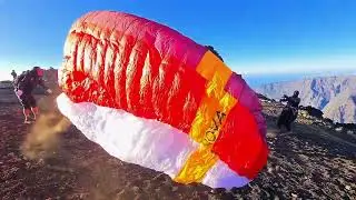 Reunion, Piton des Neiges, hike&fly