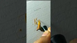 So satisfying art of calligraphy 