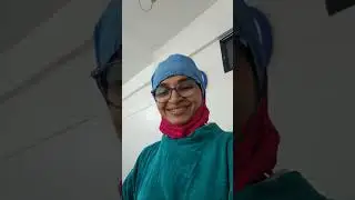 Happy patient immediately after surgery