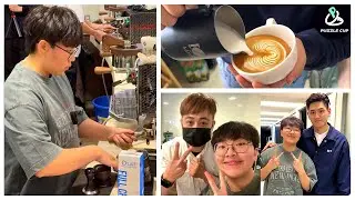 ☕️ 拉花比賽練習Record // 這是我第一次參加的拉花比賽，影片將記錄整個心路歷程、練習過程、比賽過程等... | Latte Art Competition Record | 香港拉花比賽￼