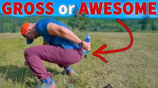 WEIRD But EFFECTIVE Way to Poop in The Woods