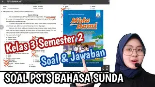 SOAL BAHASA SUNDA KELAS 3 SEMESTER 2