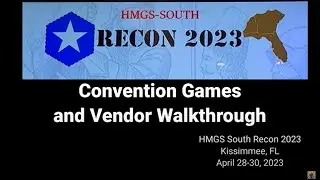 Recon 2023 - Convention Games and Vendor Walkthrough
