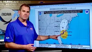 Afternoon Update on Tropical Storm Debby from the NHC in Miami, FL (August 6, 2024)