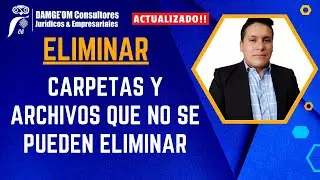 Como Eliminar Carpetas Y Archivos Que No Se Pueden Eliminar - Actualizado 2023